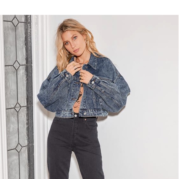 Lulus Crop Denim Jacket - Picture 7 of 9